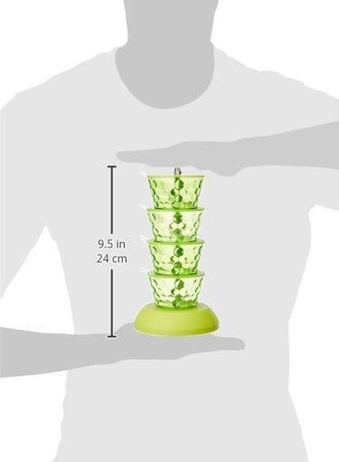 Swami Enterprise 360 Degree Rotating Pickle Spice Tower Rack,4 in 1 Multipurpose Pickle jar Pickle Tower Set,Spice Rack Storage Pickle Box Container - Image 4